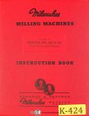 Kearney & Trecker-Kearney & Trecker 3H & 4H, cat. 108, Milling Machine Instructions Manual-3H-4H-01